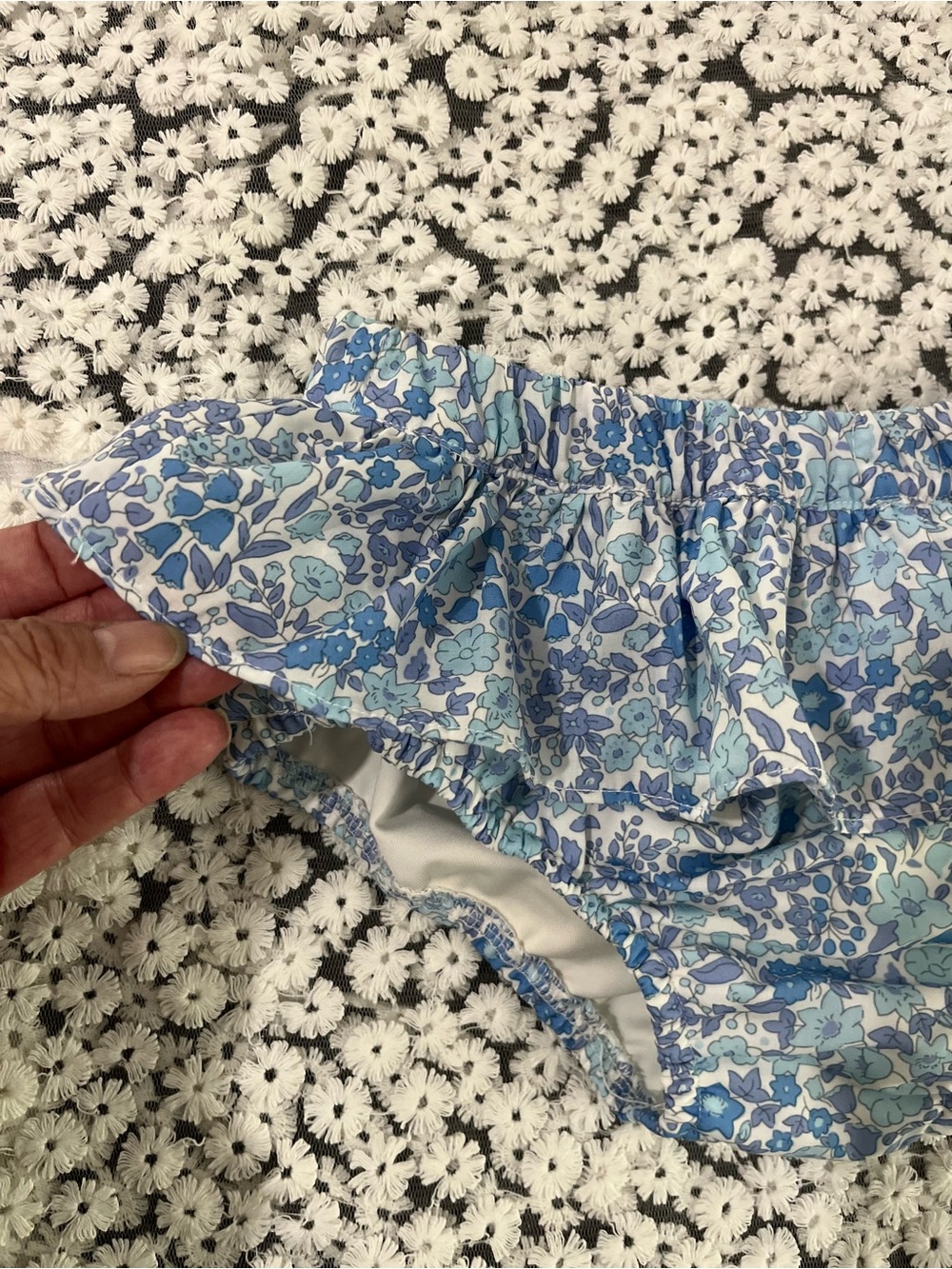 Cecil and Lou Floral Ruffled Swim Bottom - Picture 4 of 13